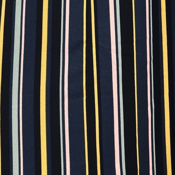 Eloquii Multicolor Striped Scoop Neck Asymmetrical Knit Dress Size 16 - Picture 6 of 8